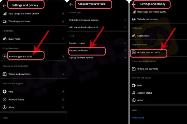 آموزش گرفتن تیک آبی اینستاگرام
