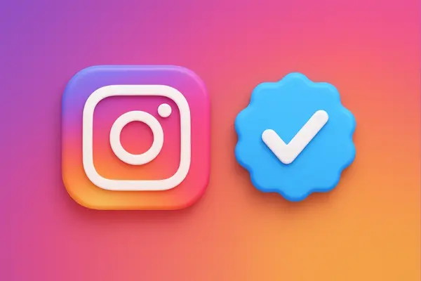 تیک آبی اینستاگرام