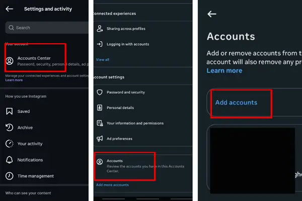 وصل کردن اینستاگرام به فیسبوک